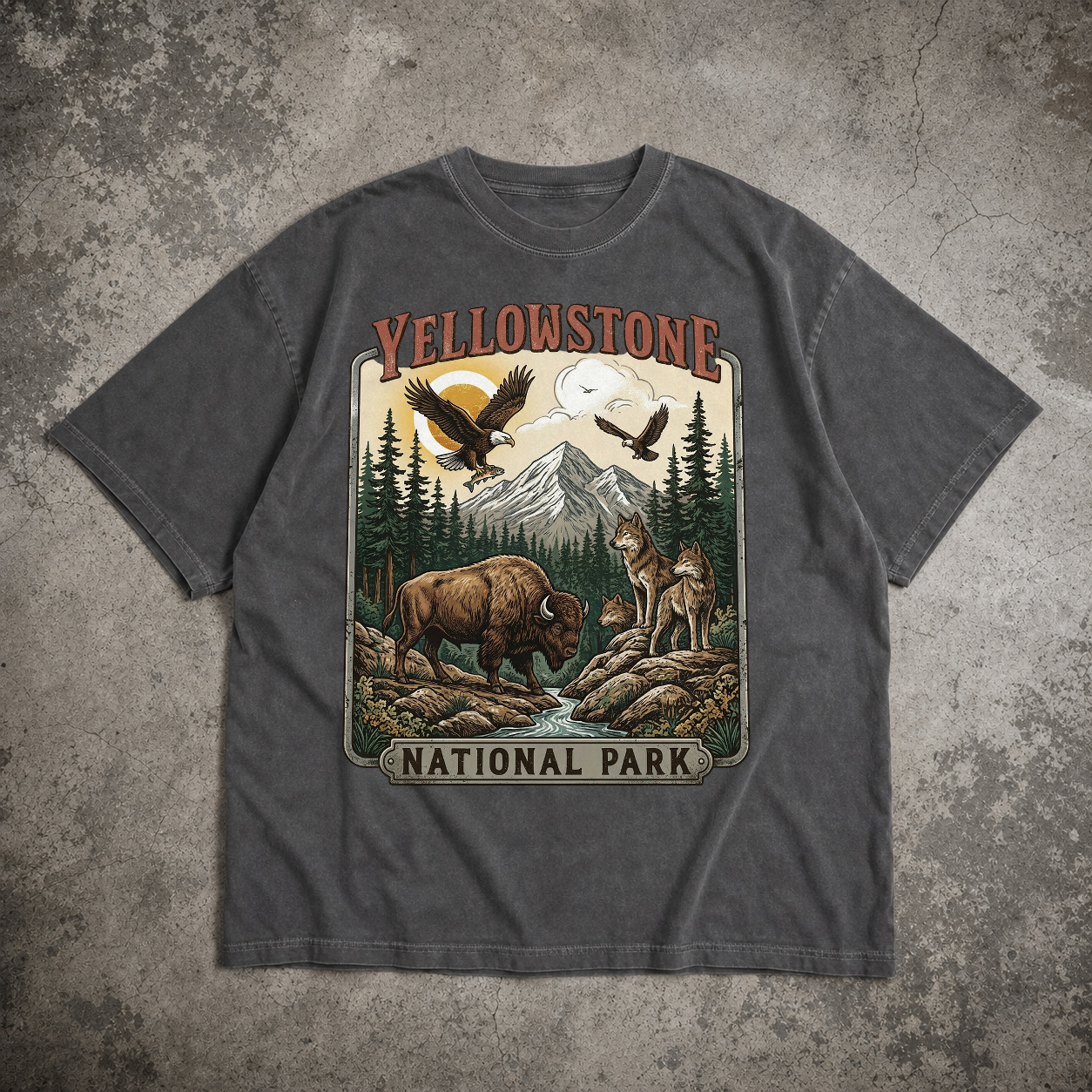 Yellowstone National Park Shirt product view 3