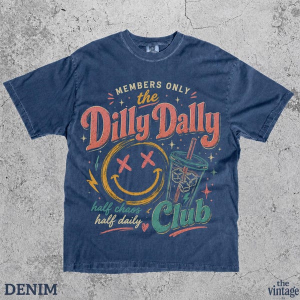 Dilly Dally Club Shirt vintage graphic tee by TheVintageBy