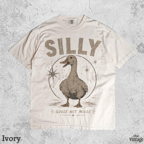 Silly Goose Vintage Graphic Tee vintage graphic tee by TheVintageBy