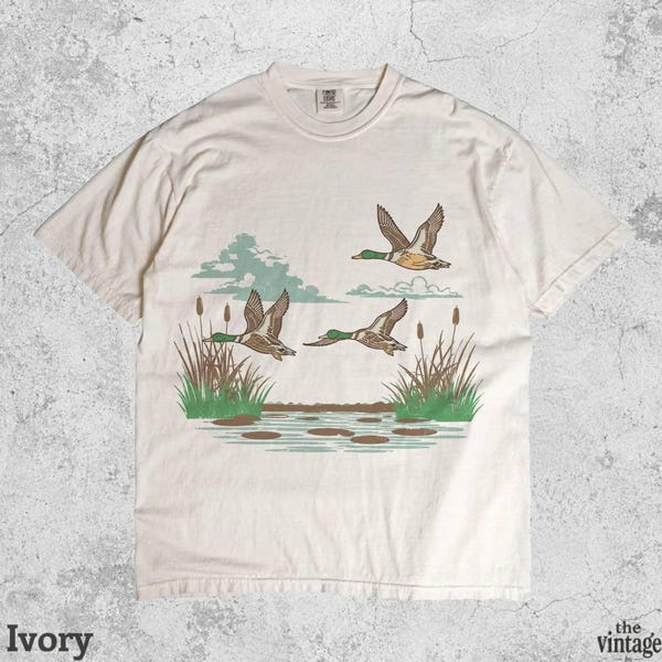 Vintage Duck Graphic Tee vintage graphic tee by TheVintageBy