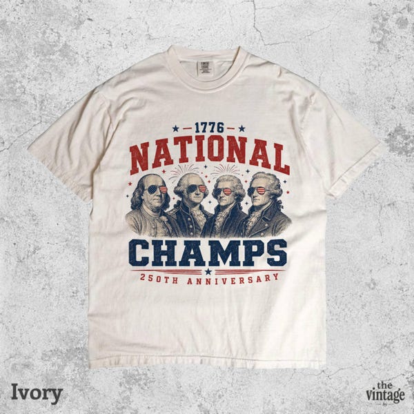 Vintage National Champs Shirt vintage graphic tee by TheVintageBy