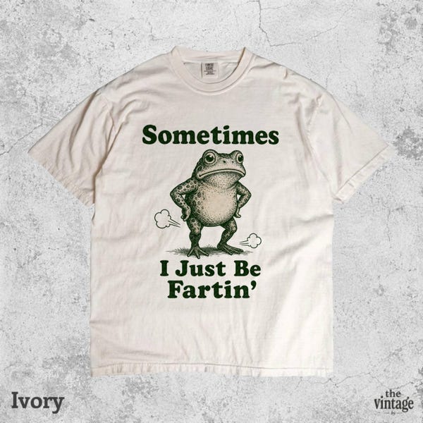 Vintage Retro Comfort Colors Sometimes I Just Be Fartin Shirt vintage graphic tee by TheVintageBy
